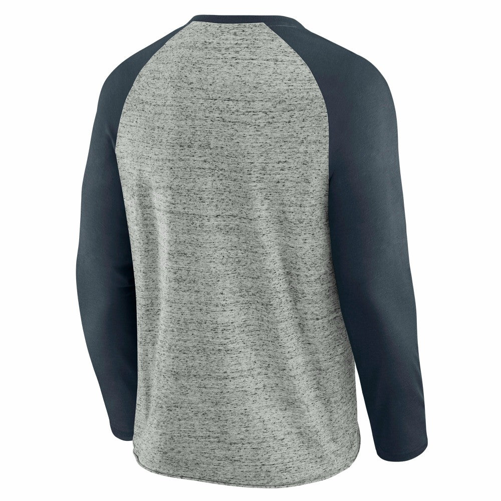 MLB Minnesota Twins Darius Rucker Collection by Fanatics Raw Edge Raglan Long Sleeve Baseball T-Shirt