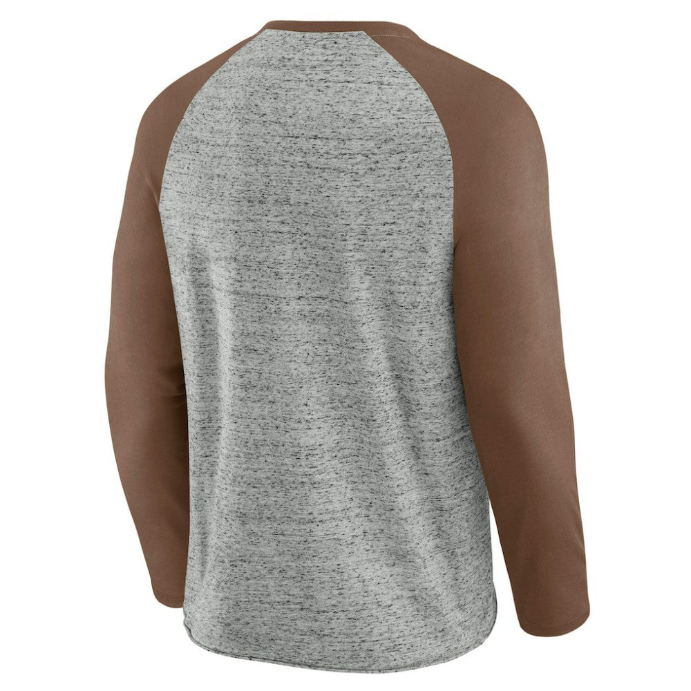 MLB San Diego Padres Darius Rucker Collection by Fanatics Raw Edge Raglan Long Sleeve Baseball T-Shirt