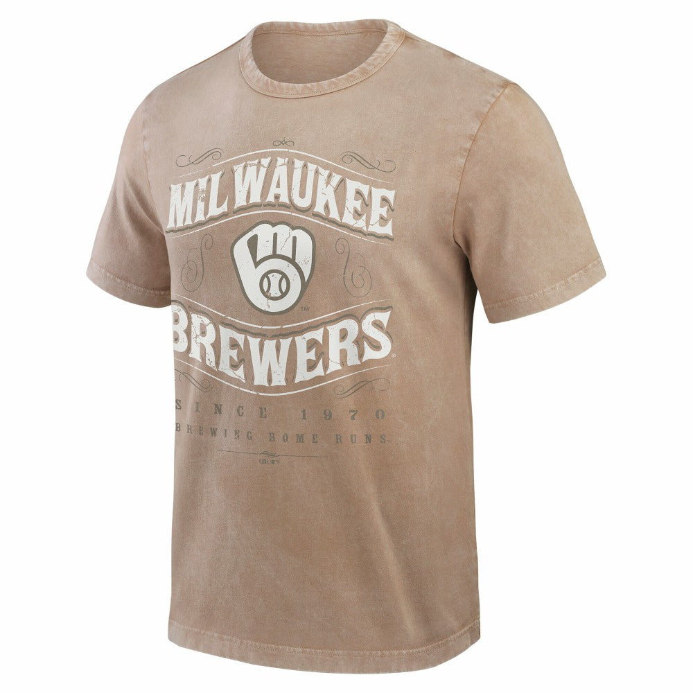 MLB Milwaukee Brewers Darius Rucker Collection by Fanatics Sun Faded T-Shirt
