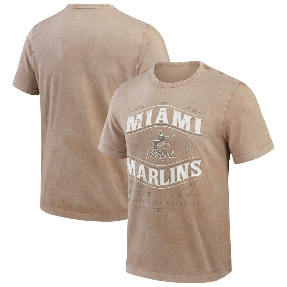 MLB Miami Marlins Darius Rucker Collection by Fanatics Sunfaded T-Shirt