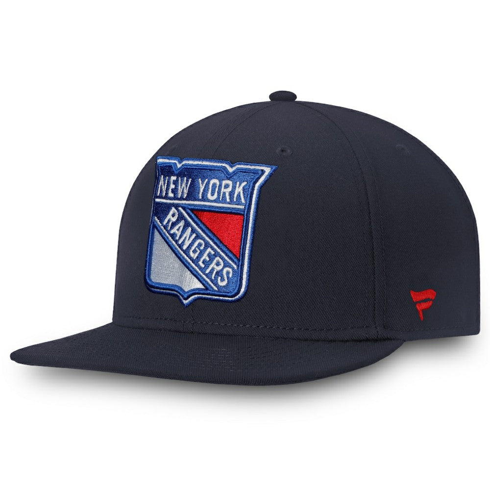 NHL Navy New York Rangers Fanatics Core Fitted Hat