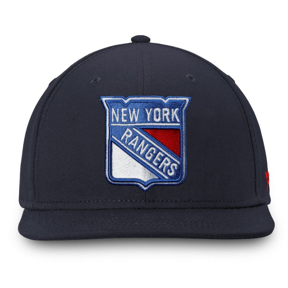 NHL Navy New York Rangers Fanatics Core Fitted Hat