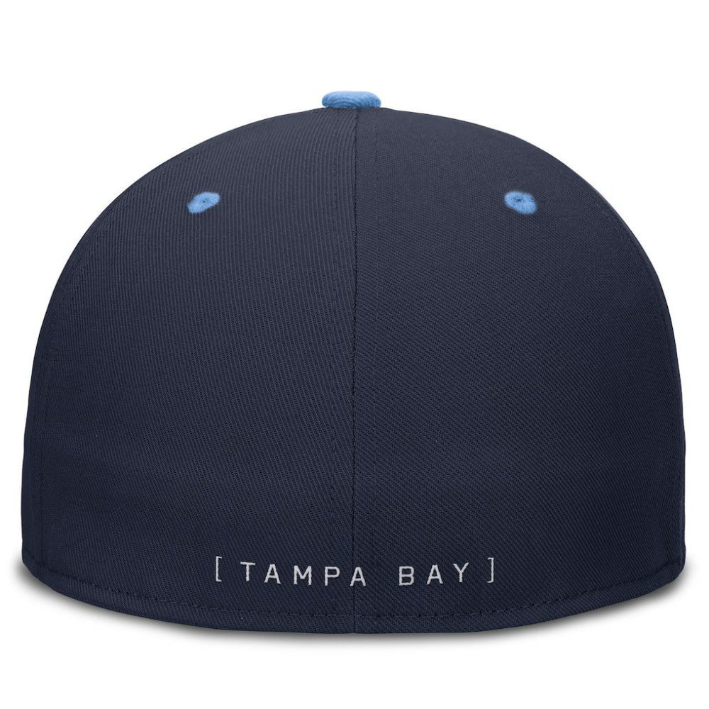 MLB Tampa Bay Rays Nike  True Primetime Two-Tone Performance Fitted Hat