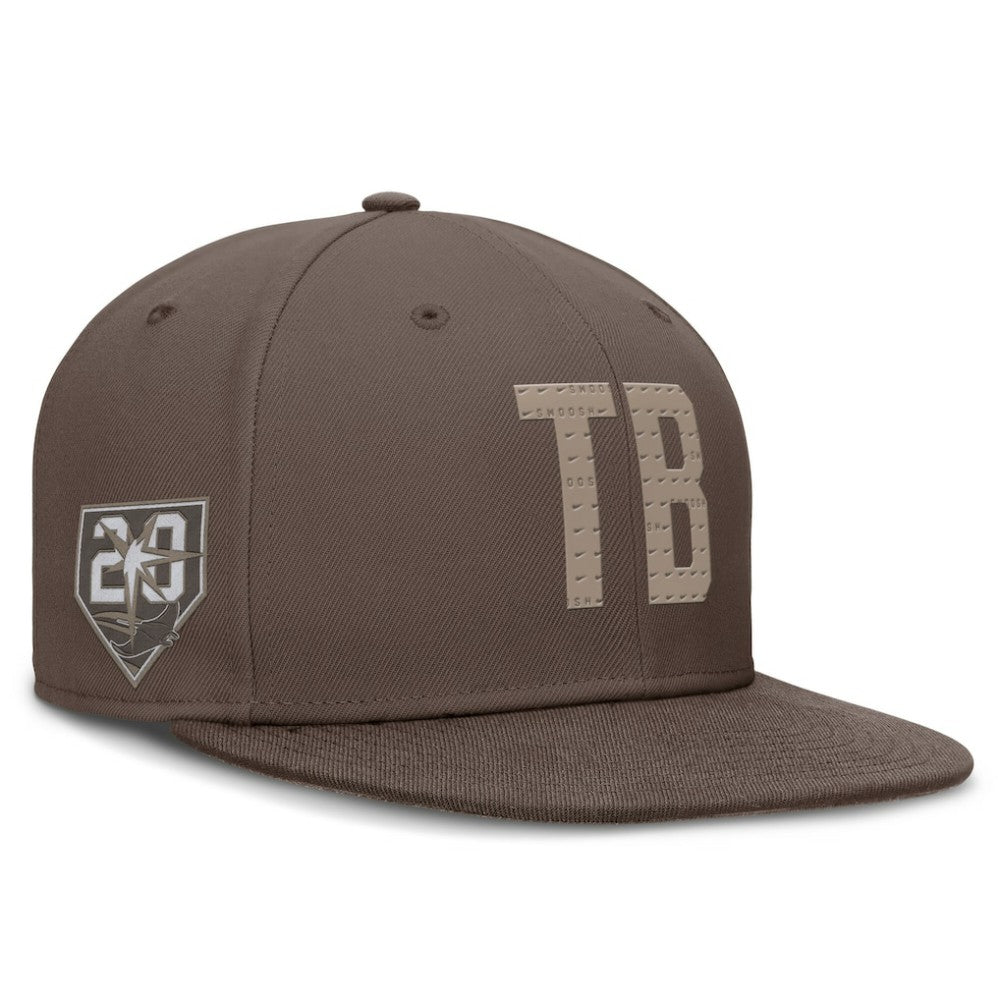 MLB Tampa Bay Rays Nike True Statement 20th AnniversaryPerformance Fitted Hat