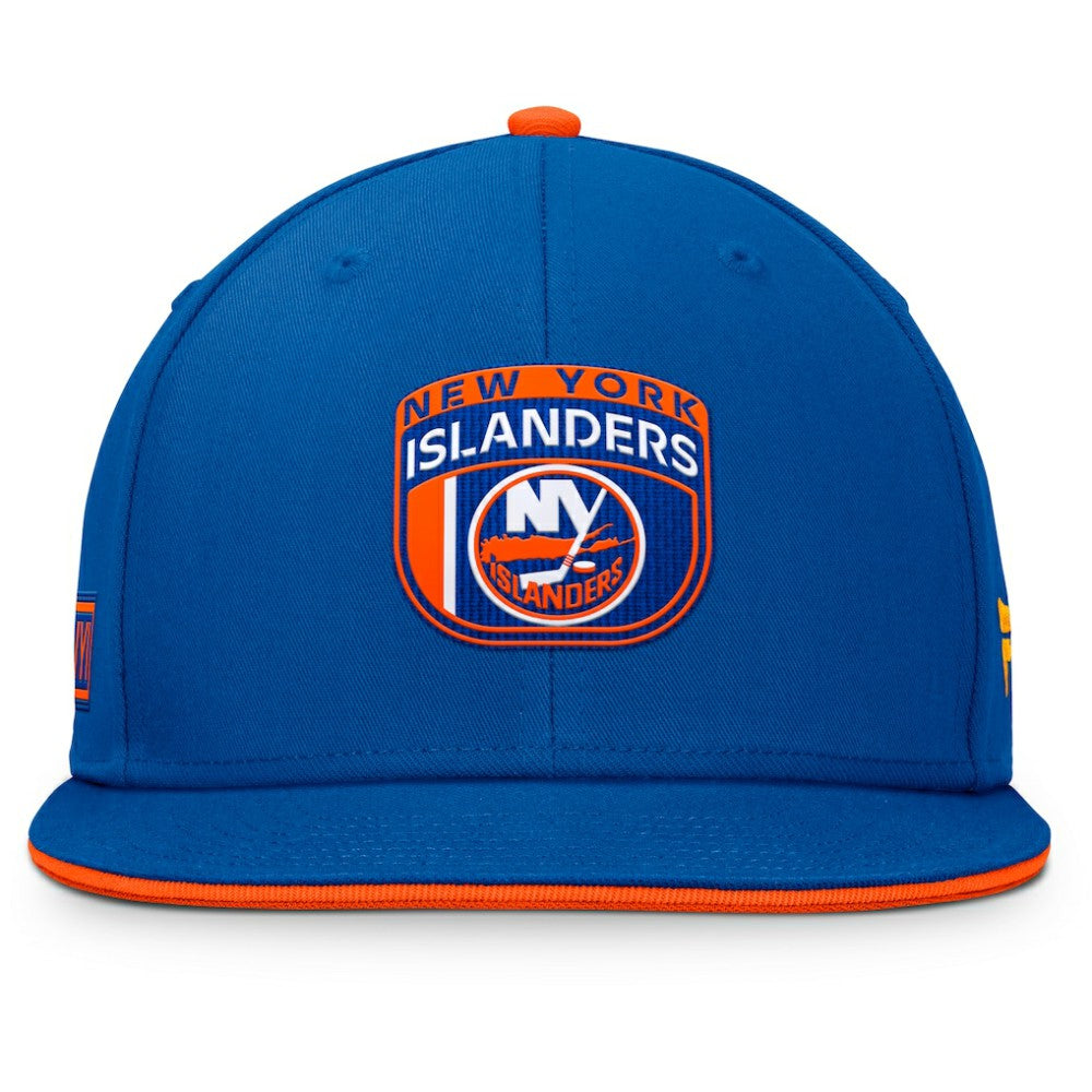 NHL Royal New York Islanders Fanatics Authentic Pro Draft Snapback Hat