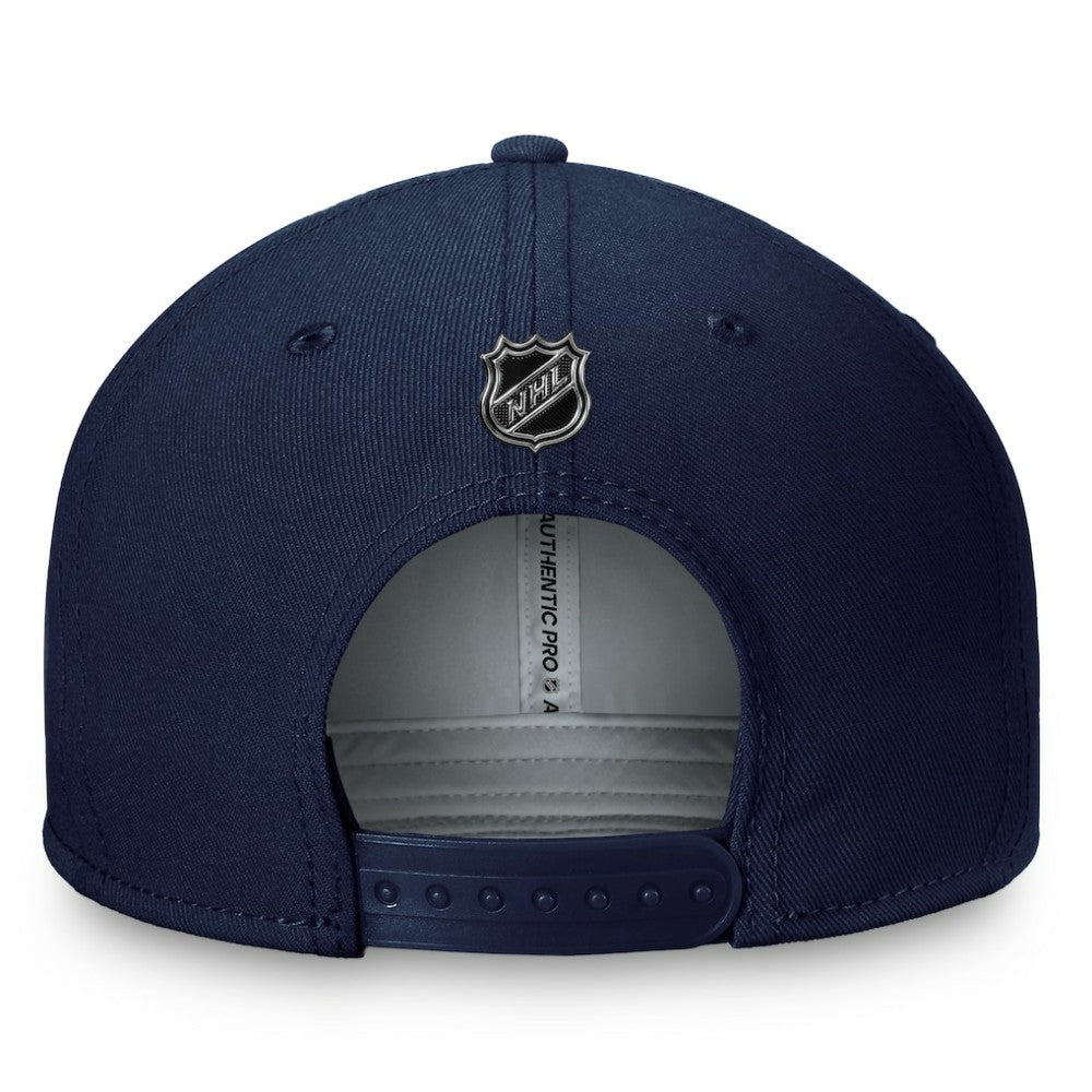 NHL Navy St. Louis Blues Fanatics Authentic Pro Training Camp Snapback Hat