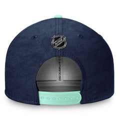 NHL Deep Sea Blue/Light Blue Seattle Kraken Fanatics Authentic Pro Rink Snapback Hat