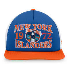 NHL Royal New York Islanders Fanatics Heritage Foam Front Adjustable Trucker Hat