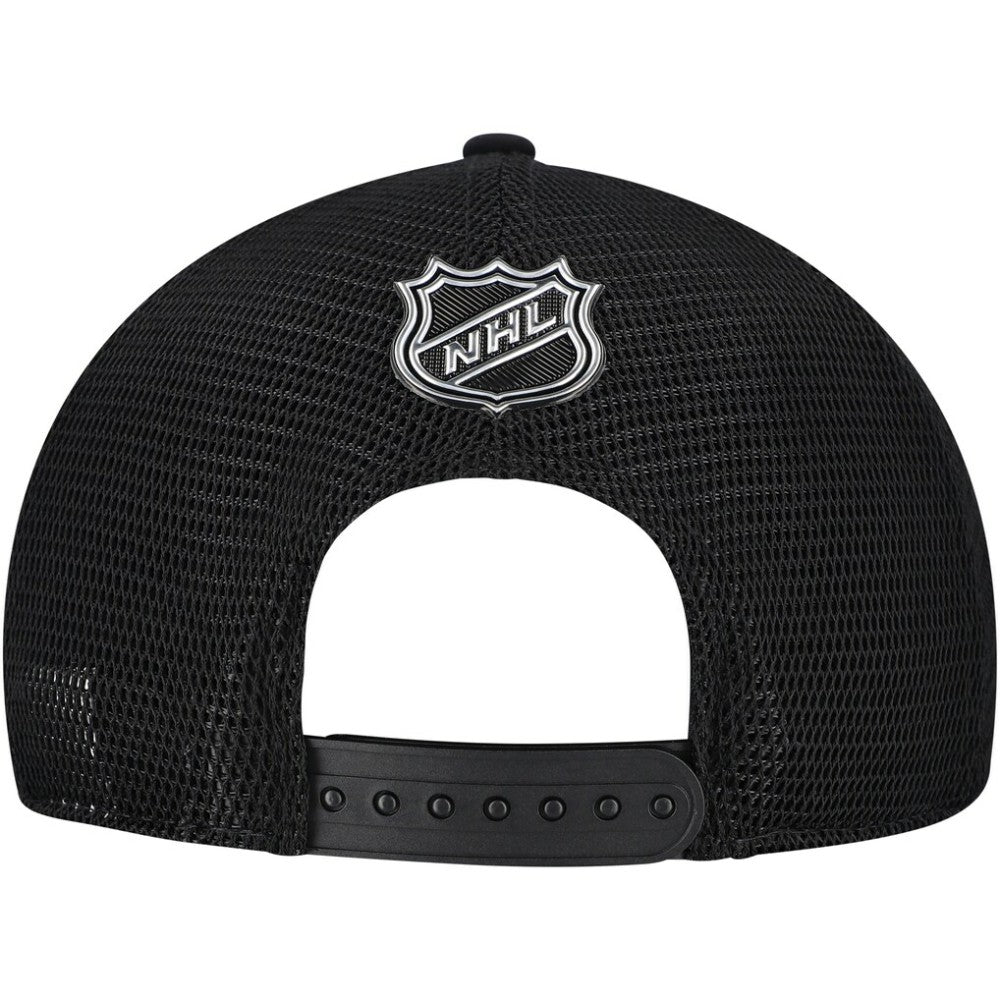 NHL Olive Vancouver Canucks Fanatics Military Appreciation Trucker Adjustable Hat