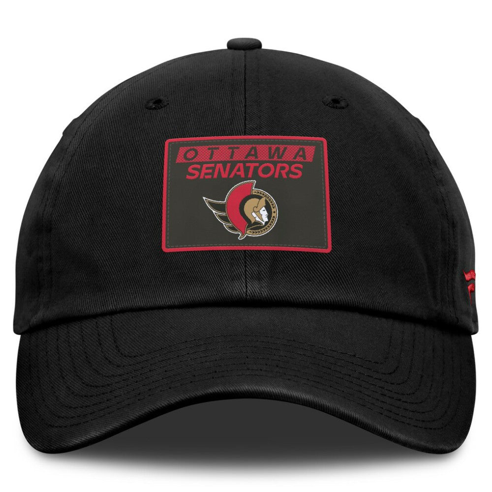 NHL Black Ottawa Senators Fanatics Authentic Pro Prime Adjustable Hat