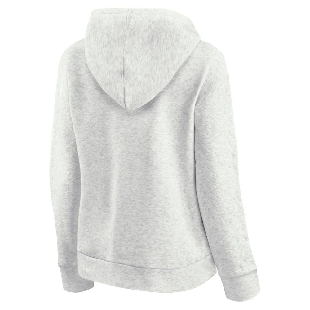 NHL Oatmeal Ottawa Senators Fanatics Women's True Classics Quilted Pullover Hoodie