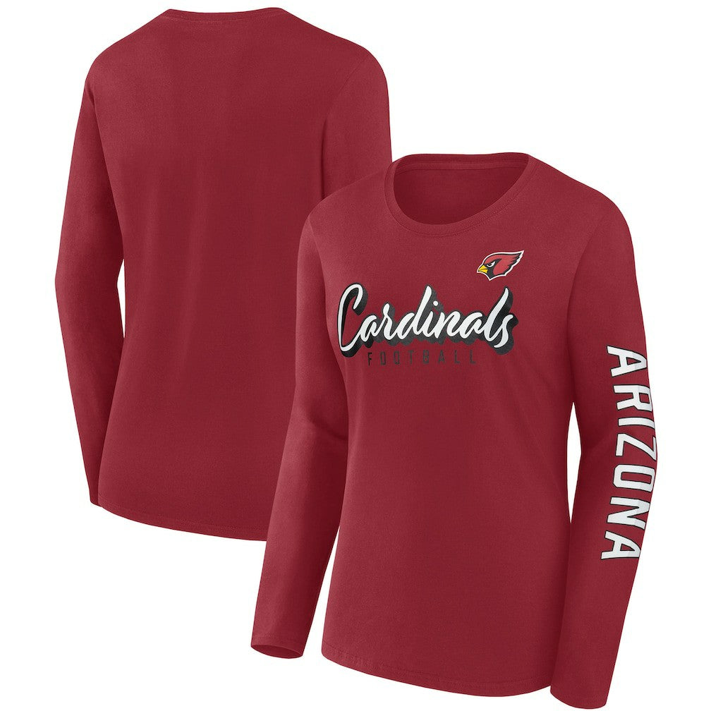 Women's Cheerleader Long Sleeve T-Shirt - Arizona Cardinals