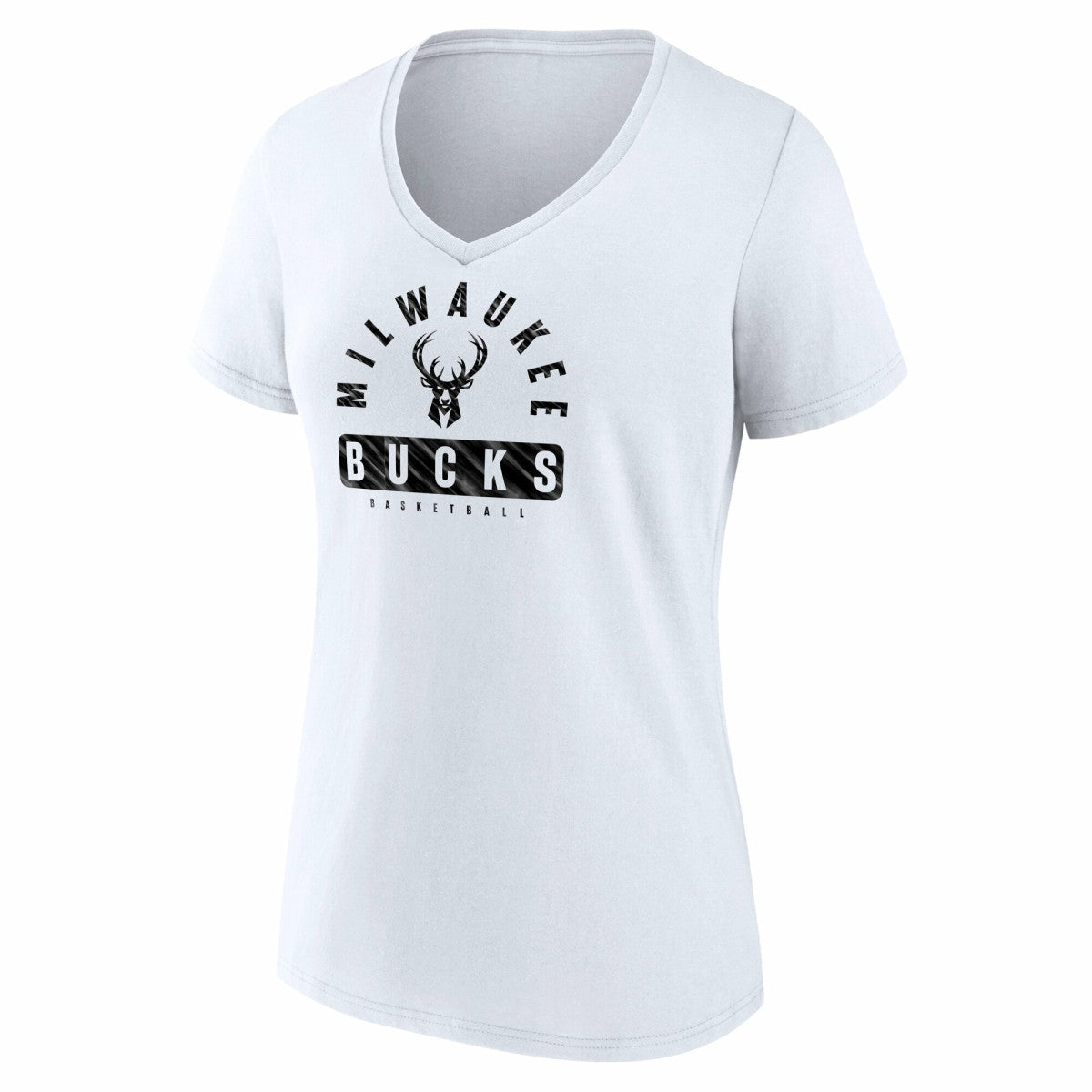 NBA Milwaukee Bucks Women's Bench Warmer V-Neck T-Shirt