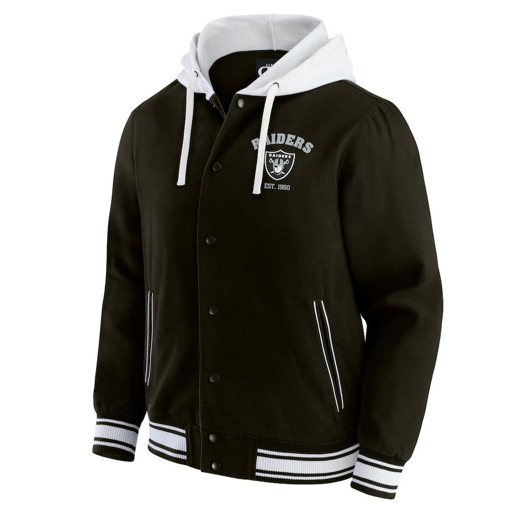 Darius Rucker Collection Full-Snap Hoodie Jacket - Las Vegas Raiders