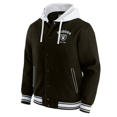 Darius Rucker Collection Full-Snap Hoodie Jacket - Las Vegas Raiders