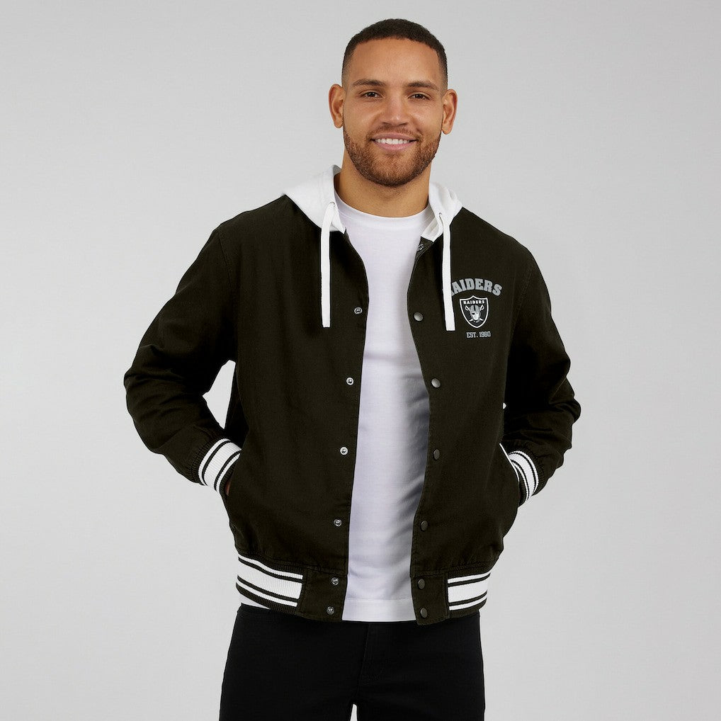 Darius Rucker Collection Full-Snap Hoodie Jacket - Las Vegas Raiders