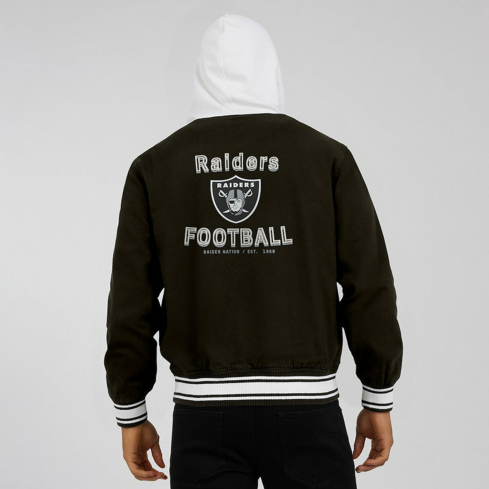 Darius Rucker Collection Full-Snap Hoodie Jacket - Las Vegas Raiders