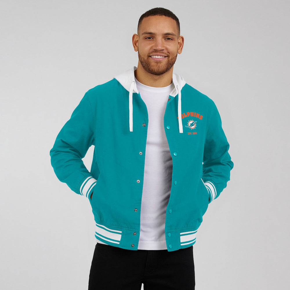 Darius Rucker Collection Full-Snap Hoodie Jacket - Miami Dolphins