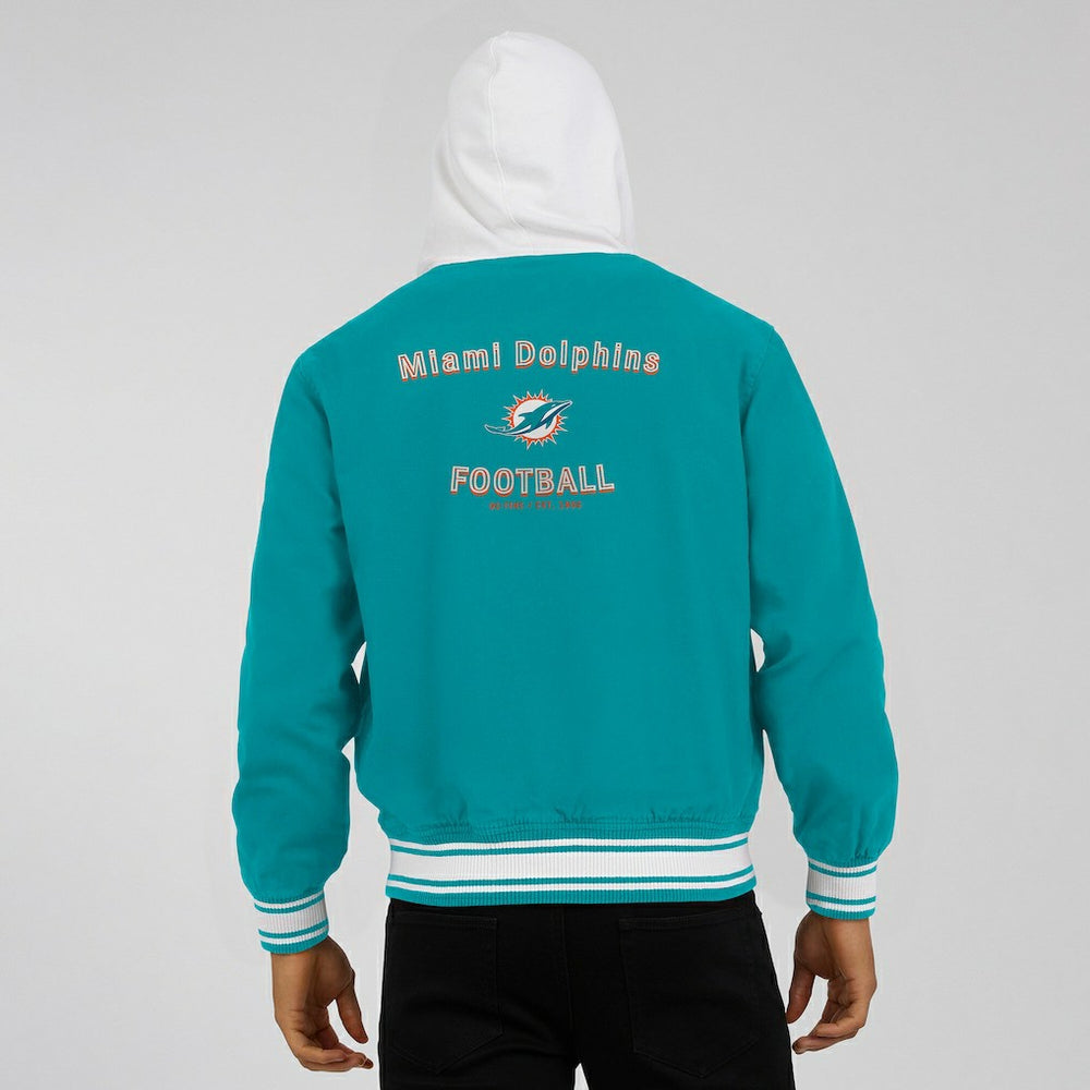 Darius Rucker Collection Full-Snap Hoodie Jacket - Miami Dolphins