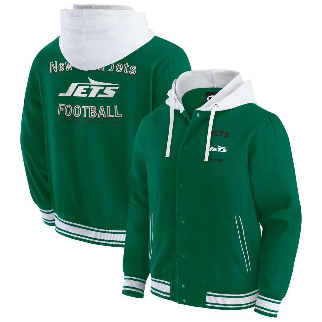 Darius Rucker Collection Full-Snap Hoodie Jacket - New York Jets