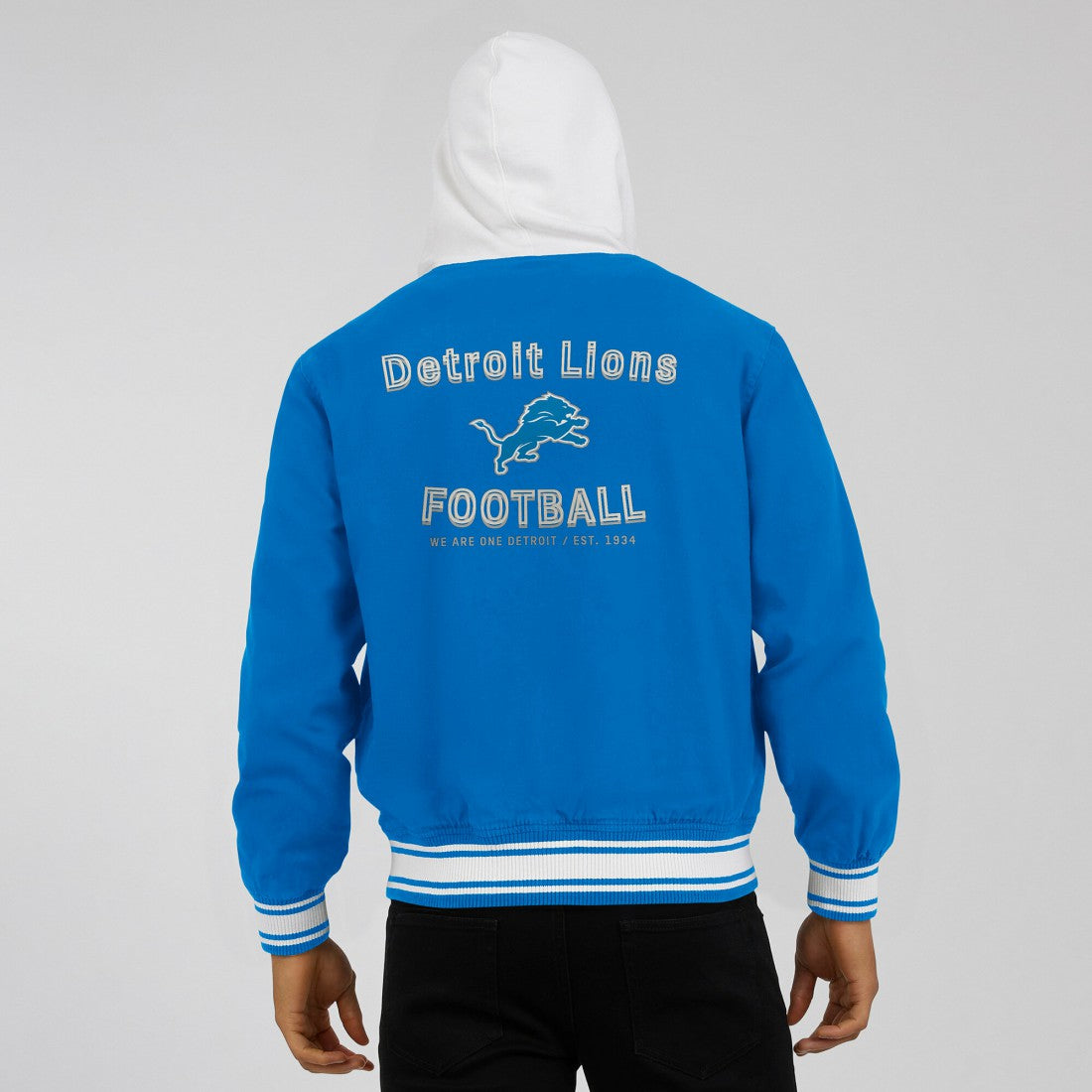 Darius Rucker Collection Full-Snap Hoodie Jacket - Detroit Lions