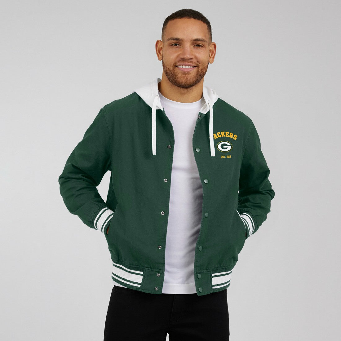 Darius Rucker Collection Full-Snap Hoodie Jacket - Green Bay Packers