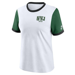 Women's Rewind Ringer Tri-Blend T-Shirt - New York Jets