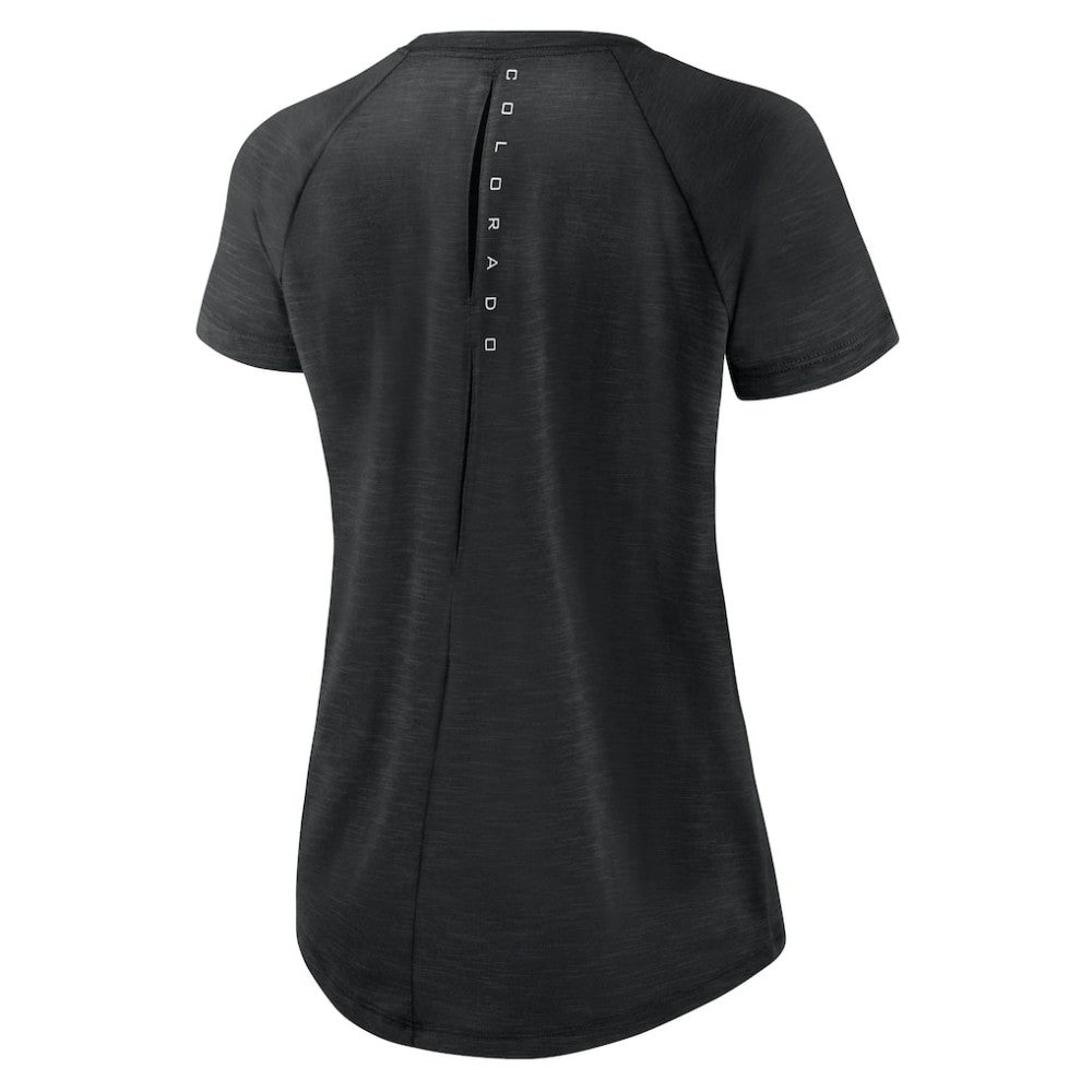 MLB Colorado Rockies Nike Women's Summer Breeze Raglan Fashion T-Shirt