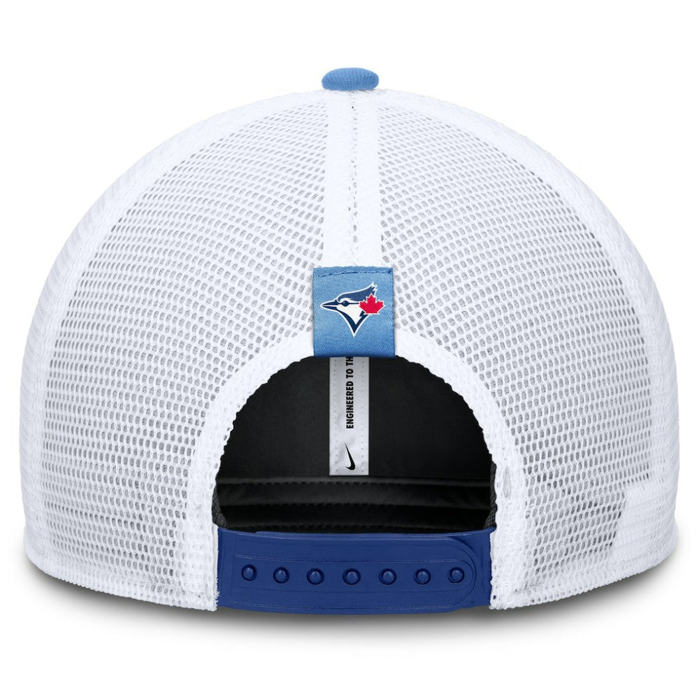 MLB Toronto Blue Jays Nike Rise Diamond Plate Performance Trucker Flex Hat