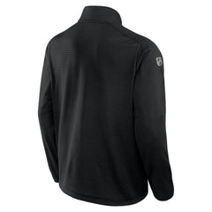 NHL Black Calgary Flames Fanatics Authentic Pro Rink Quarter-Zip Top