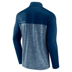 NHL Deep Sea Blue Seattle Kraken Fanatics Iconic Defender Quarter-Zip Jacket