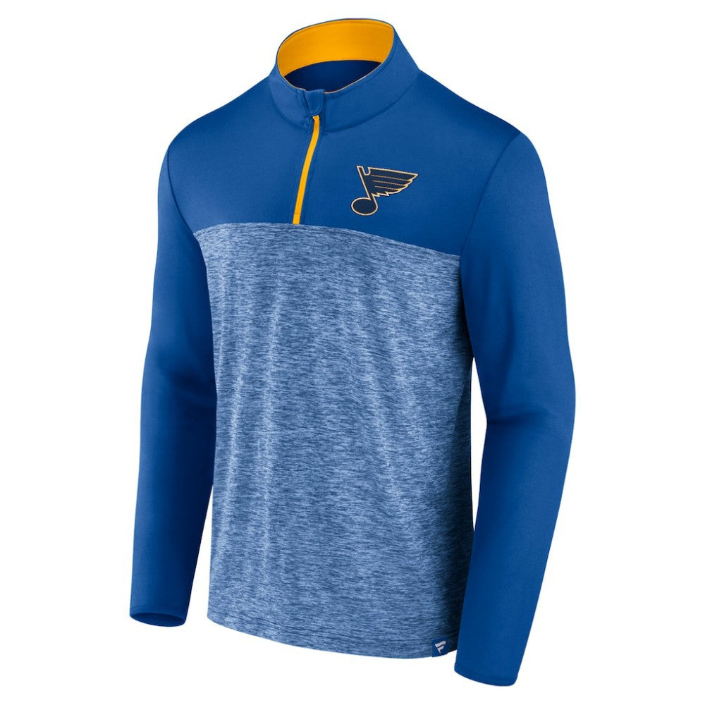 NHL Blue St. Louis Blues Fanatics Iconic Defender Quarter-Zip Jacket