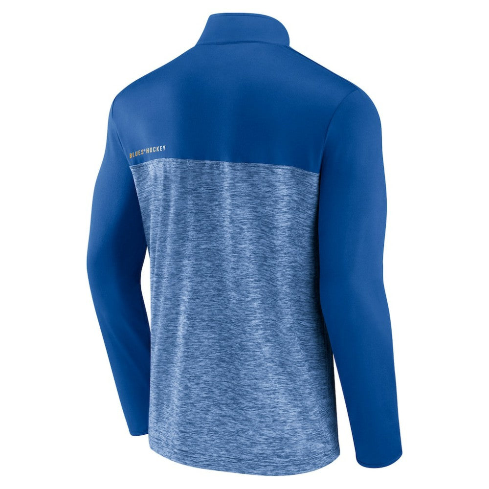 NHL Blue St. Louis Blues Fanatics Iconic Defender Quarter-Zip Jacket