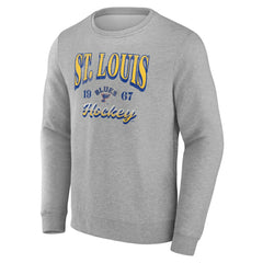 NHL This item will ship within 8 business days. Fanatics St. Louis Blues Gray Nimbus Fleece Pullover Sweatshirt