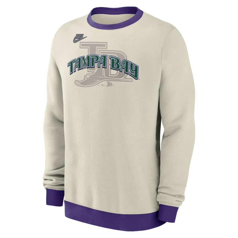 MLB Tampa Bay Rays Nike Cooperstown Collection Fleece Pullover Sweatshirt