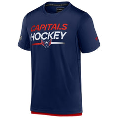 NHL Navy Washington Capitals Fanatics Authentic Pro Tech T-Shirt