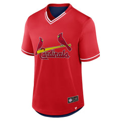 MLB St. Louis Cardinals Fanatics Fantastic Finish V-Neck Fashion T-Shirt
