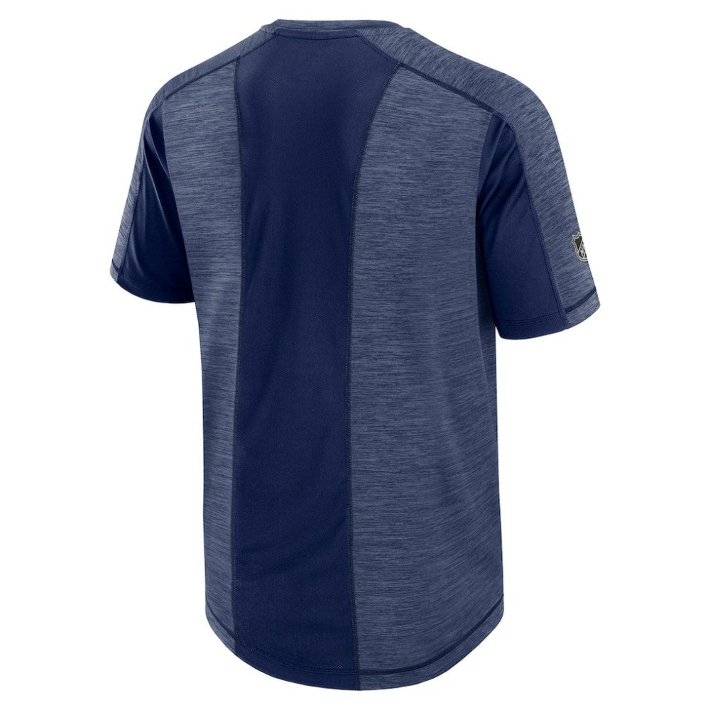 NHL Heather Navy Columbus Blue Jackets Fanatics Authentic Pro Rink Performance T-Shirt