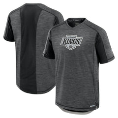 NHL Heather Charcoal Los Angeles Kings Fanatics Authentic Pro Rink Performance T-Shirt