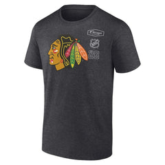 NHL Heather Charcoal Chicago Blackhawks Fanatics Origin T-Shirt