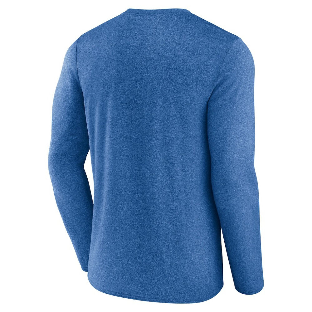 NHL Heather Royal New York Islanders Fanatics Sweep Iconic Synthetic Long Sleeve T-Shirt