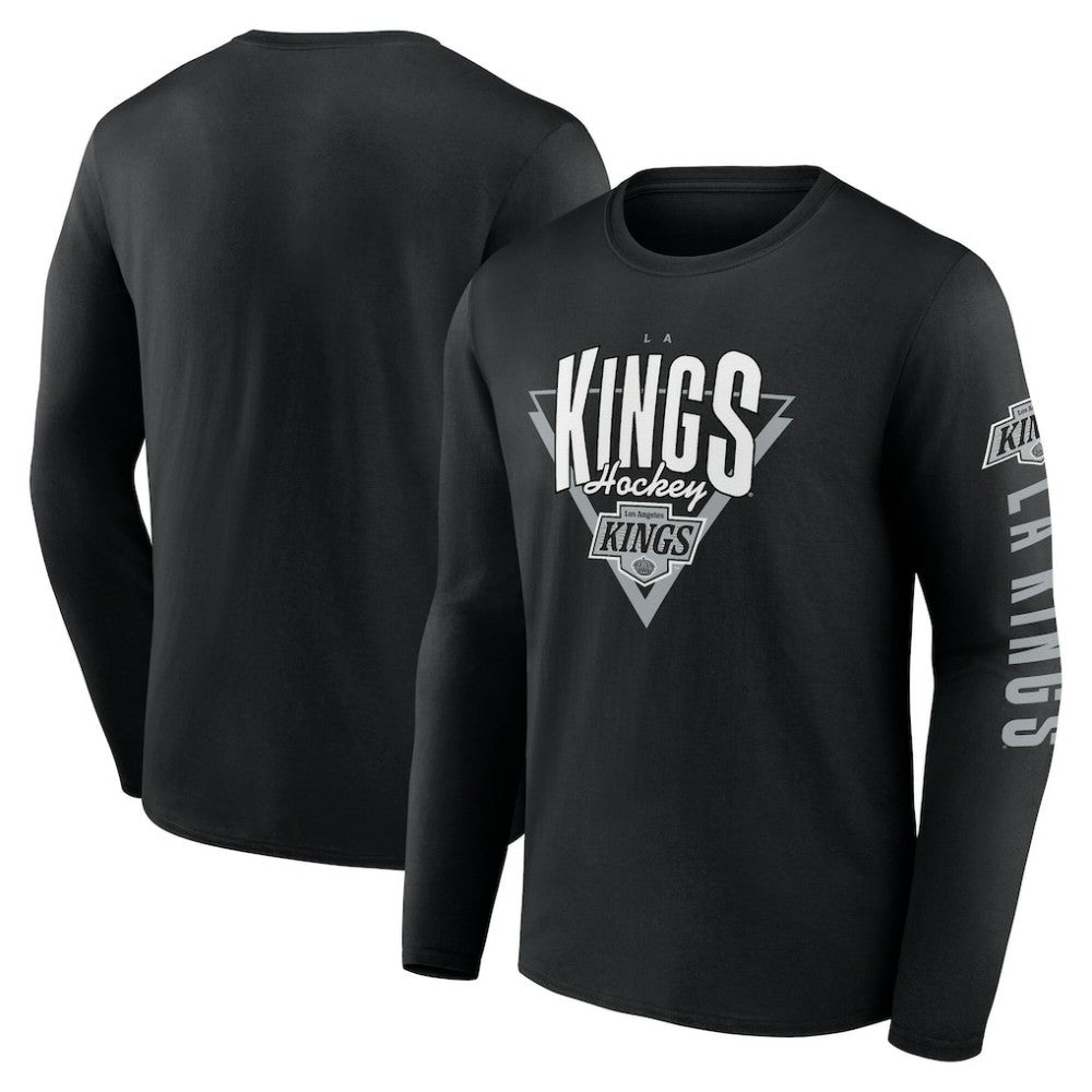 NHL Black Los Angeles Kings Fanatics Headline Long Sleeve T-Shirt