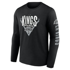NHL Black Los Angeles Kings Fanatics Headline Long Sleeve T-Shirt