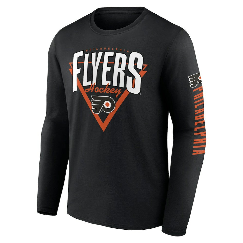 NHL Black Philadelphia Flyers Fanatics Headline Long Sleeve T-Shirt
