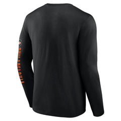 NHL Black Philadelphia Flyers Fanatics Headline Long Sleeve T-Shirt
