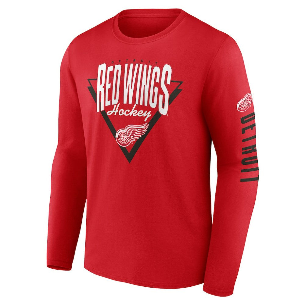 NHL Red Detroit Red Wings Fanatics Headline Long Sleeve T-Shirt