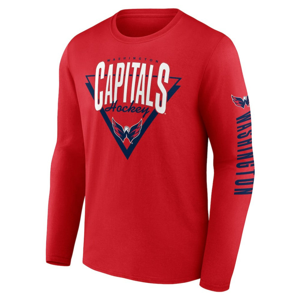 NHL Red Washington Capitals Fanatics Headline Long Sleeve T-Shirt