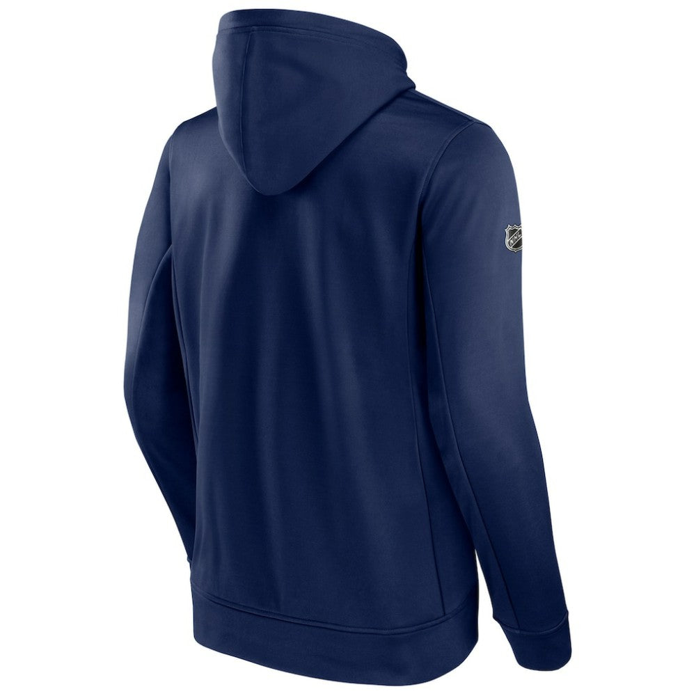 NHL Deep Sea Blue Seattle Kraken Fanatics Authentic Pro Fleece Pullover Hoodie