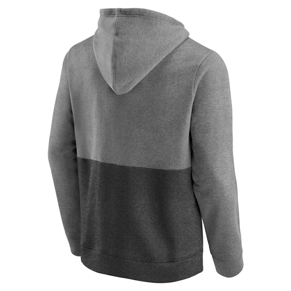NHL Heather Gray/Heather Charcoal Los Angeles Kings Fanatics Block Party Signature Pullover Hoodie