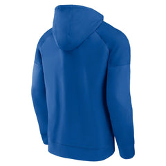 NHL Royal St. Louis Blues Fanatics Iconic Defender Raglan Pullover Hoodie